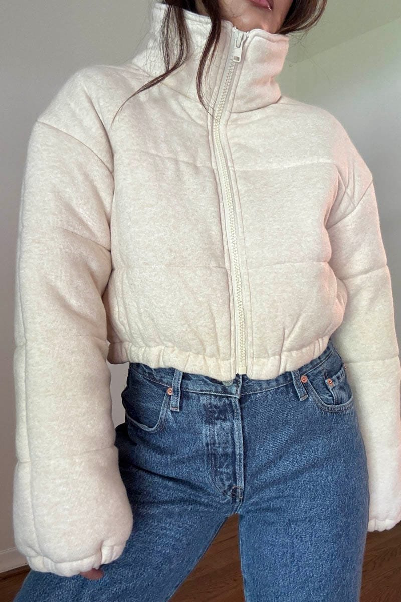 Knit Puffer Jacket