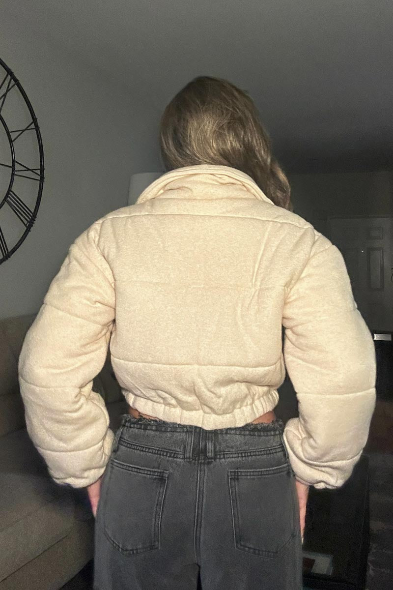 Knit Puffer Jacket