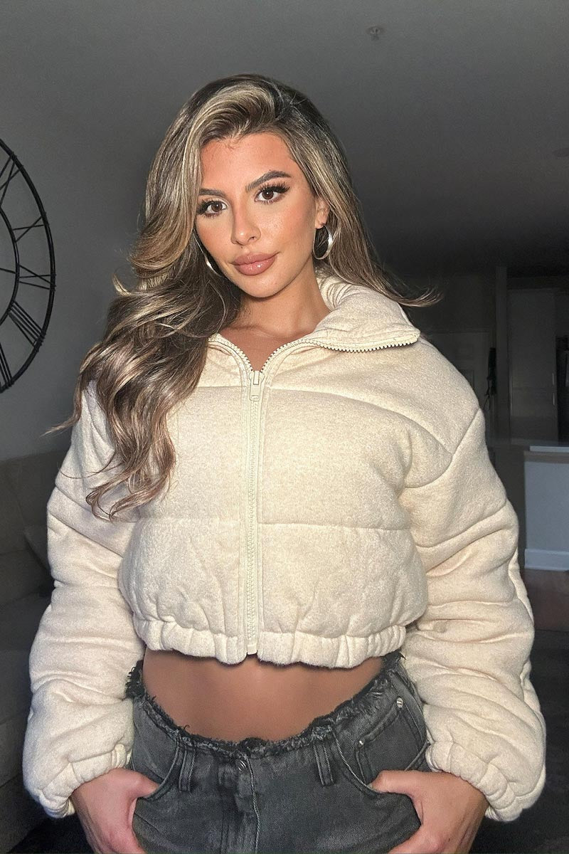 Knit Puffer Jacket