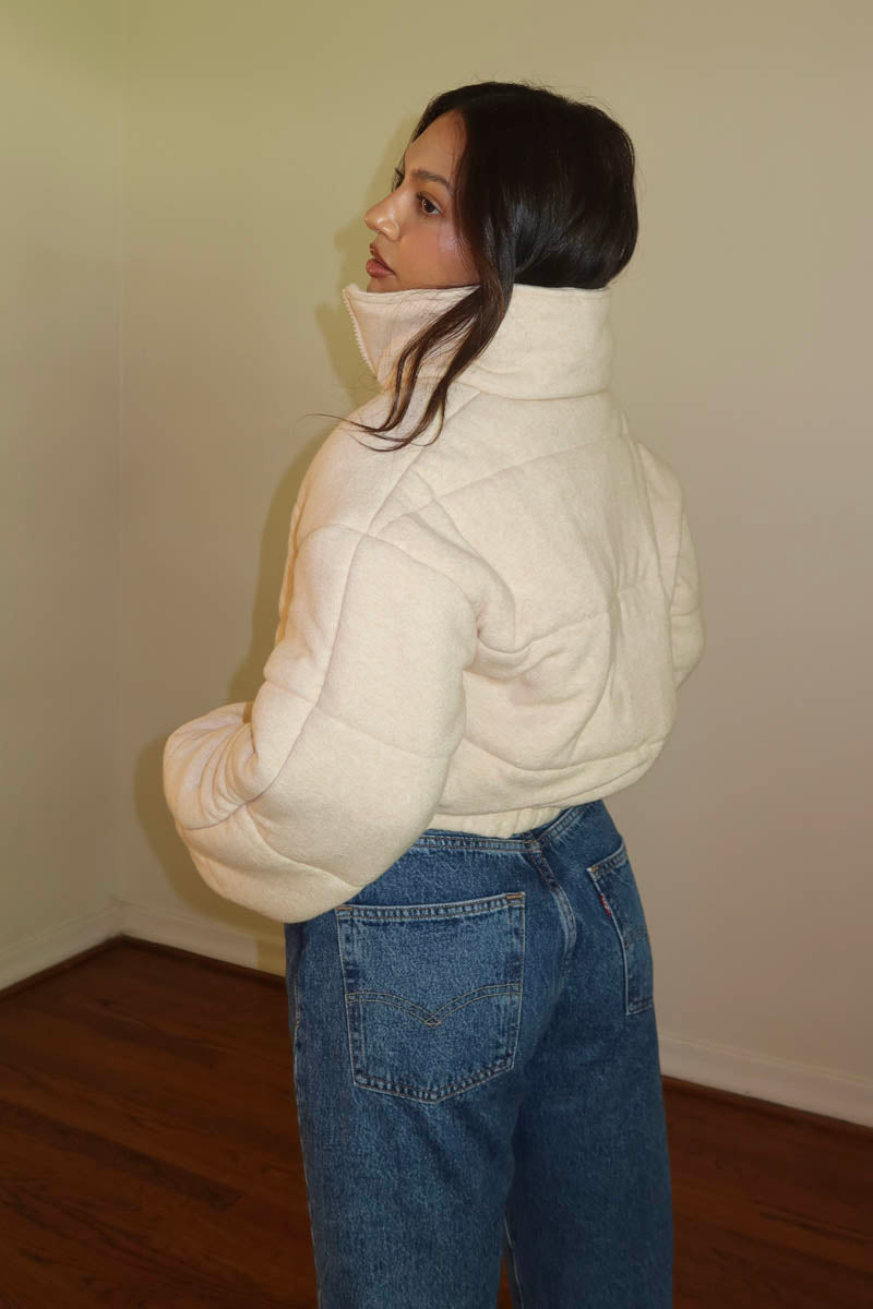 Knit Puffer Jacket