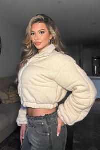 Knit Puffer Jacket