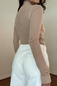 Knitted Long Sleeve Bodysuit