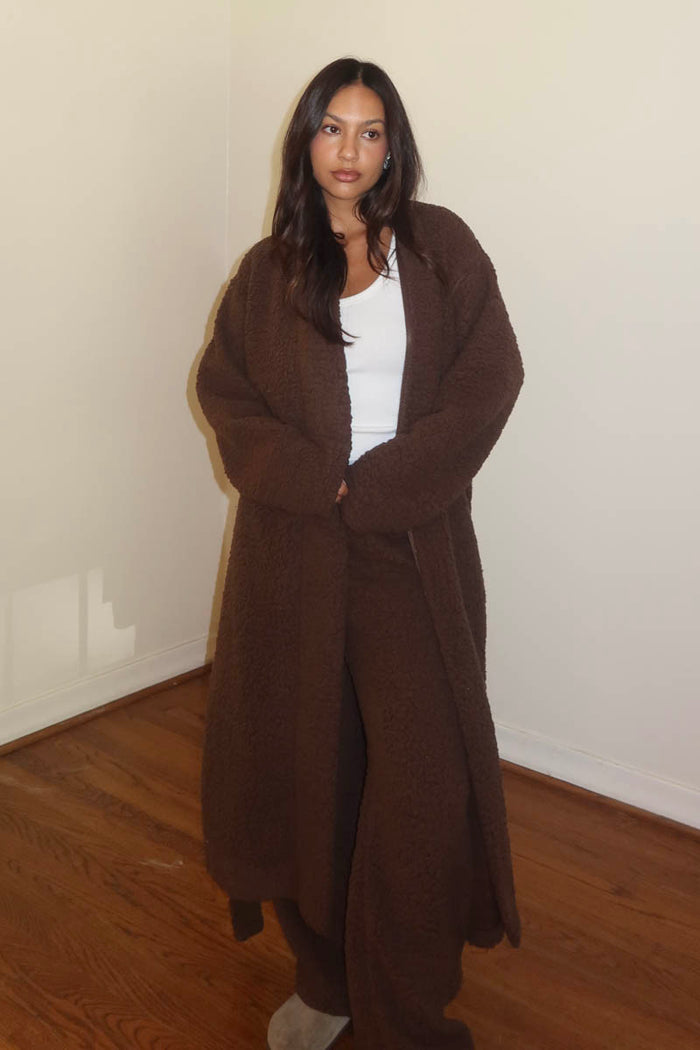 Soft Fleece Robe Jacket