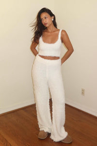 Knit Bralette And Pants Set