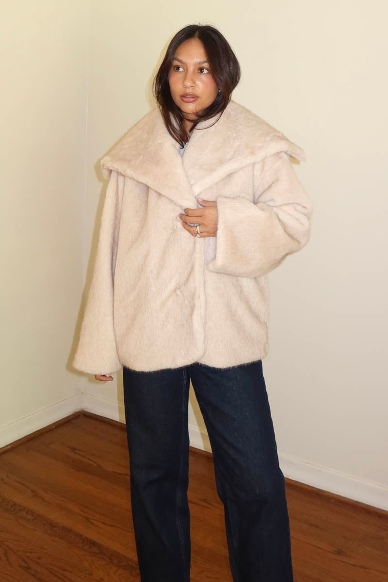 Faux Fur Oversize Jacket