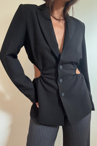 Side Cut Out Detail Blazer