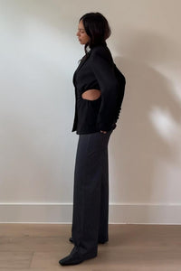 Side Cut Out Detail Blazer