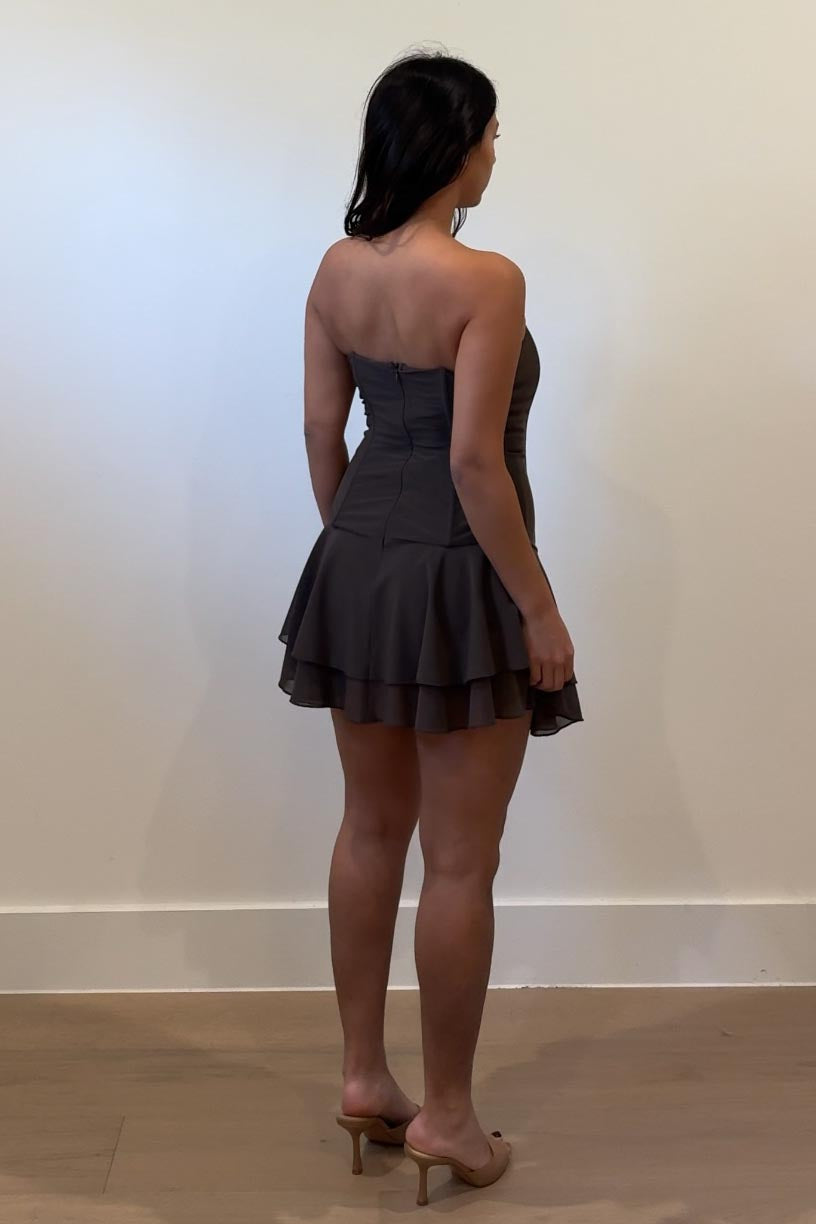 Power Mesh Corset Mini Dress