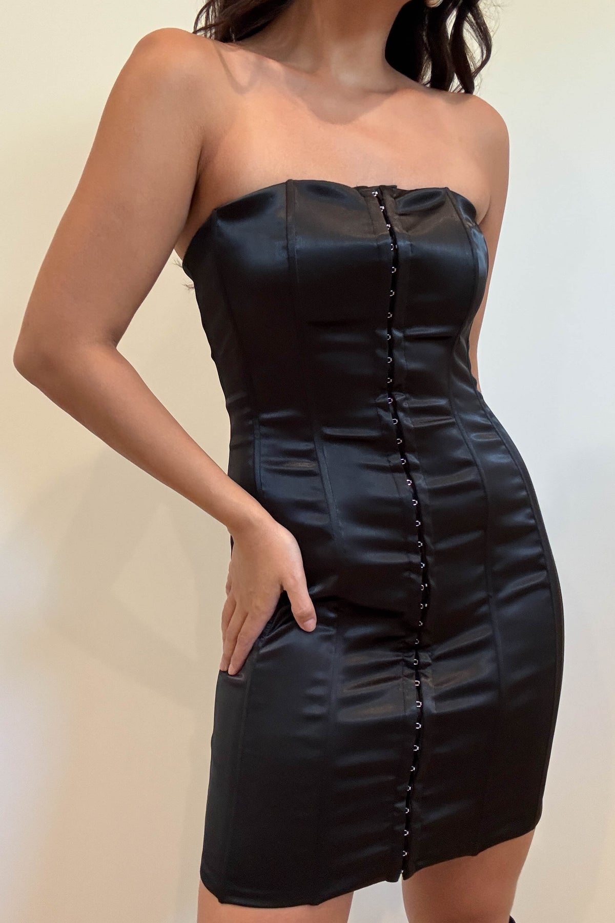 Satin Corset Mini Dress