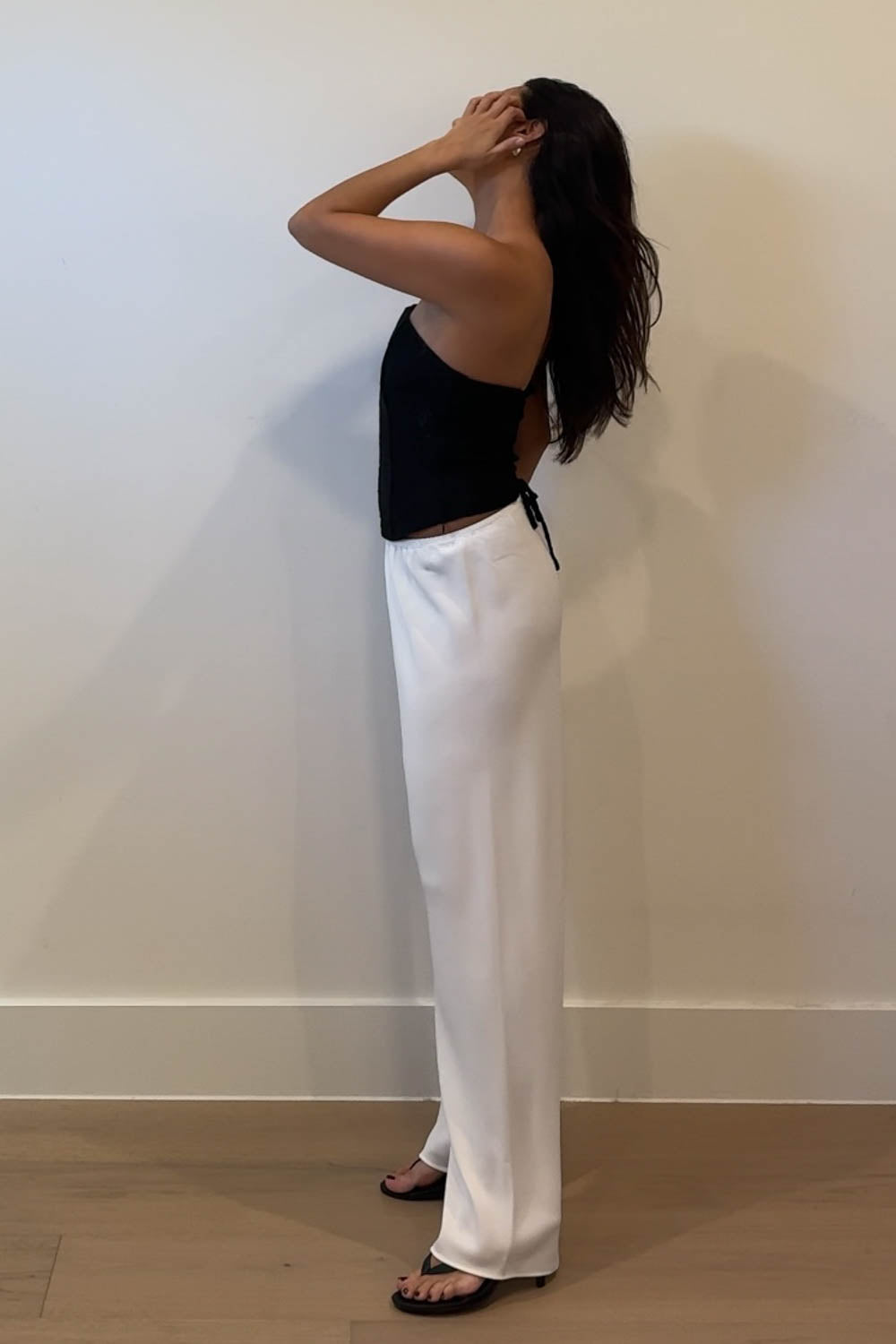Strapless Lace Up Back Corset Top