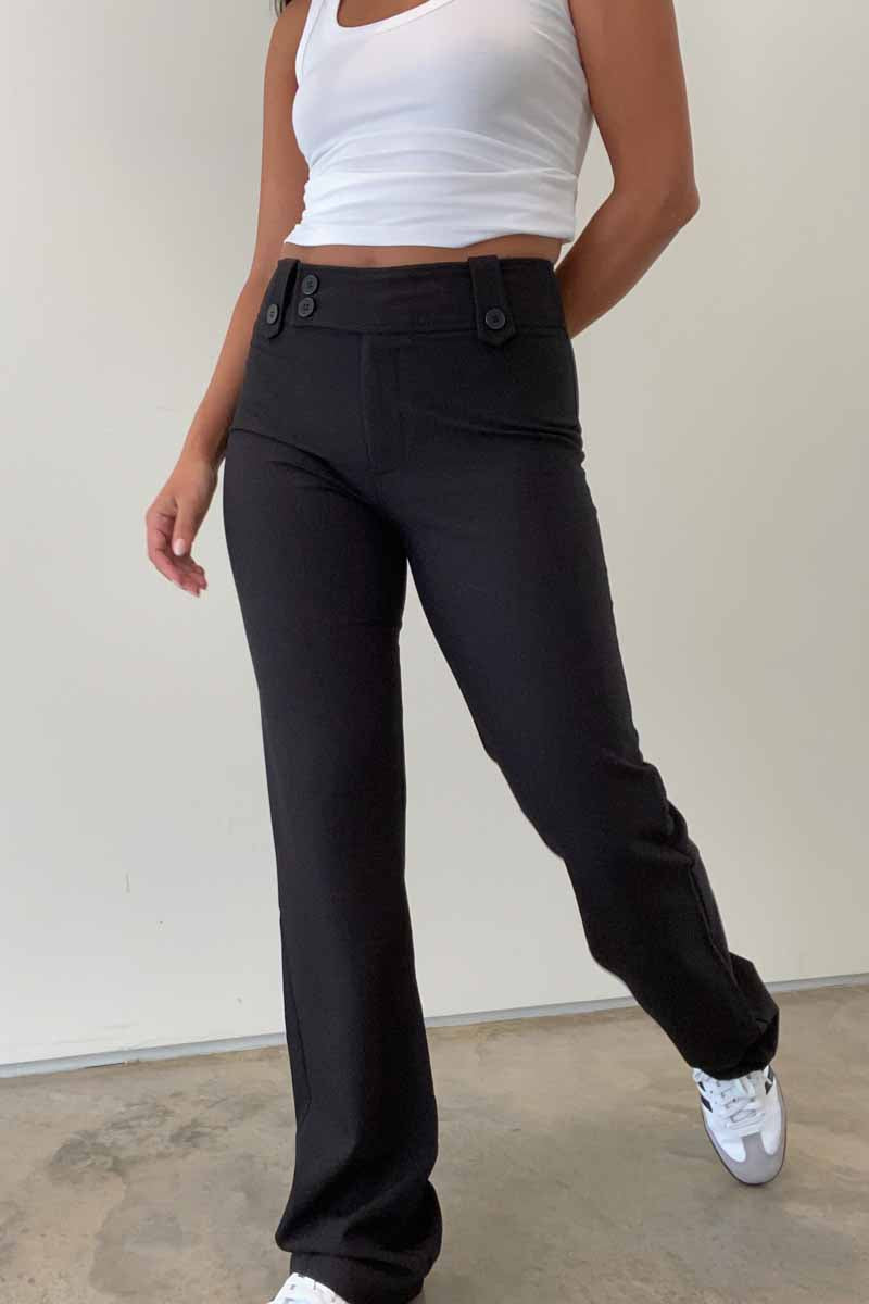 Low Waist Flare Pants - TheOures