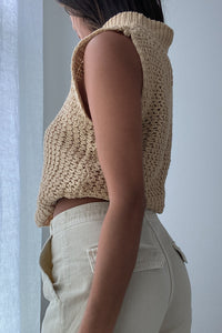 Knitted Sleeveless Top - TheOures