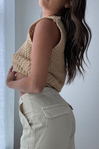 Knitted Sleeveless Top - TheOures