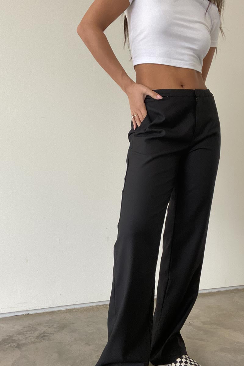 Hook & Eye Waistband Trouser - TheOures