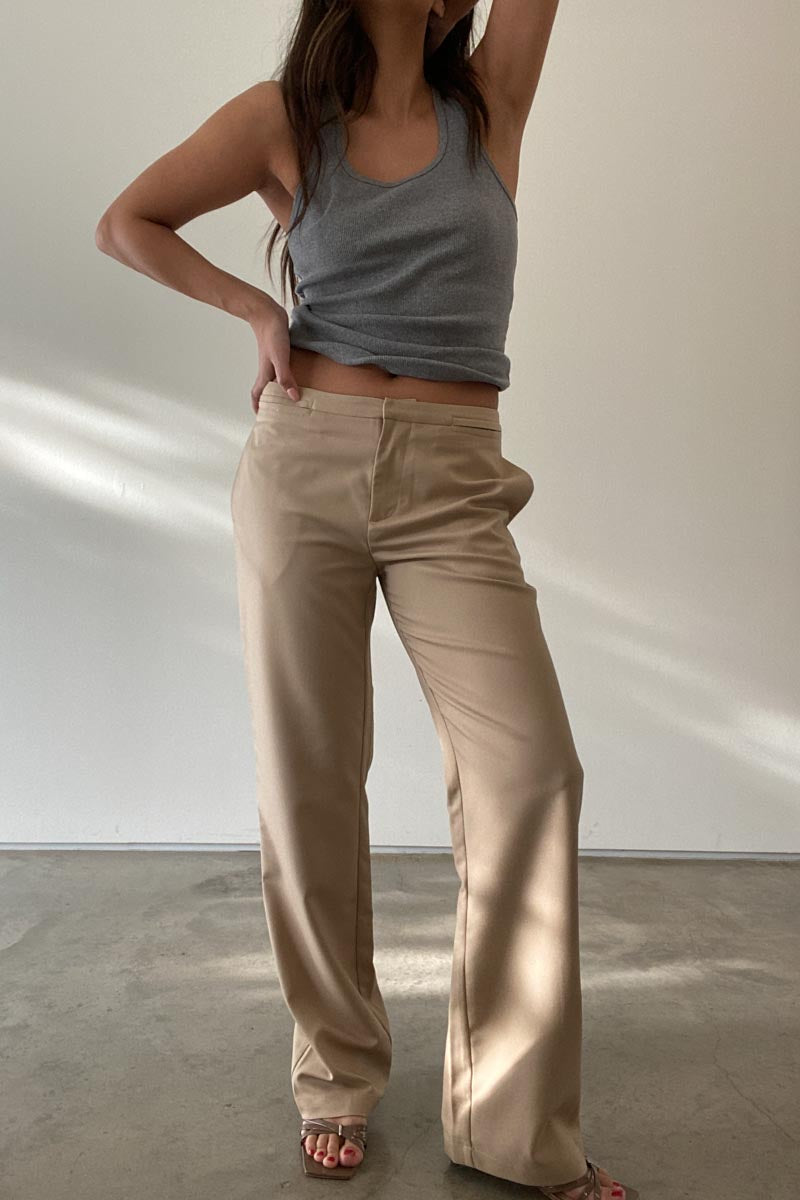 Hook & Eye Waistband Trouser - TheOures