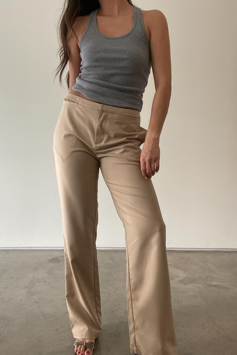 Hook & Eye Waistband Trouser - TheOures