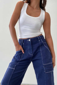 Lowered Neckline Tank Top - TheOures