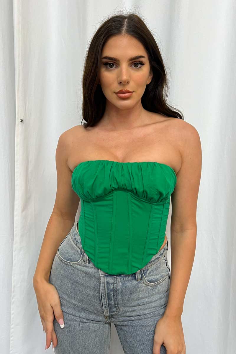 Sweetheart Neck Tube Corset top - TheOures